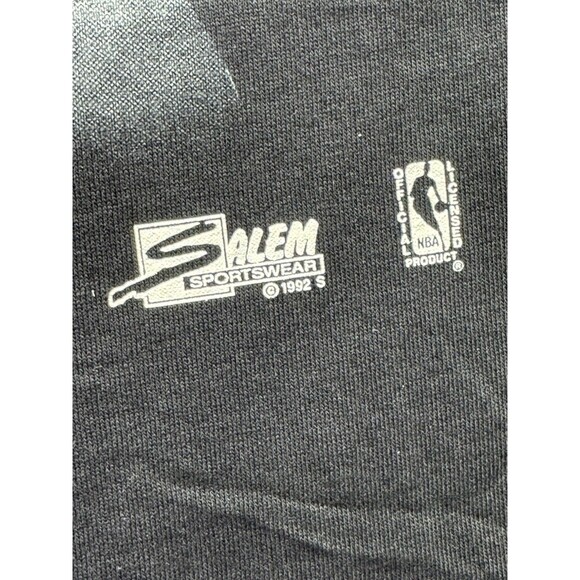 Vintage 1992 Chicago Bulls Back 2 Back Champions T-Shirt Small NWT USA - Picture 8 of 10